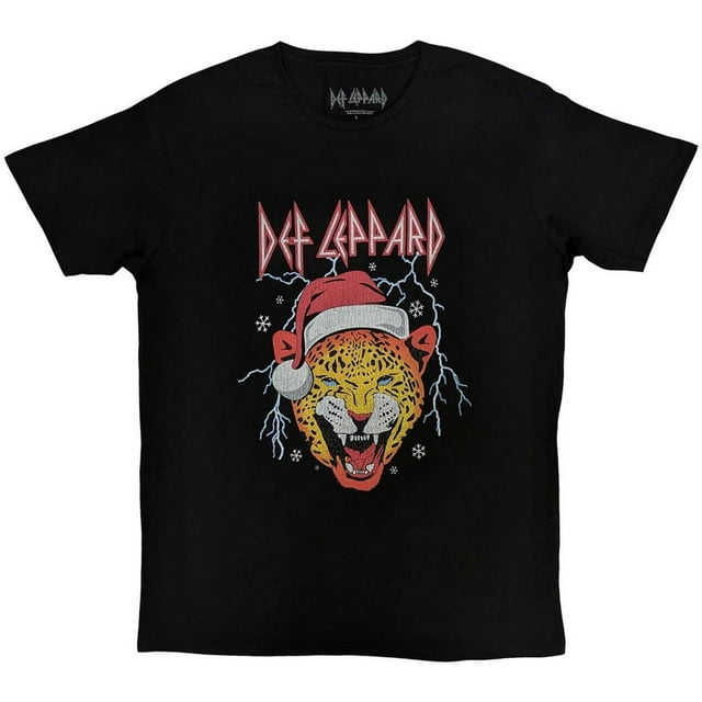 Def Leppard T-Shirt de Vacances Léopard pour Adulte