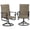 Brown, variant on QinaQin 2PC Patio 360°Swivel Chairs,Outdoor Rocking Dining Chairs with All-Weather Textilene Fabric,Deck Rocker Seat with High Back,Brown