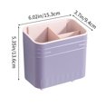 thumbnail image 3 of Aihimol Kitchen Tableware Holder 3 Compartments Chopstick Holder Cutlery Drying Rack Countertop Flatware Storage Organizer for Chopsticks, Spoons, Forks, Brushes, 3 of 6