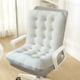 thumbnail image 4 of CaiYueKe Thickened Seat Cushion with Backrest, Soft Elastic Chair Pad for Office Dining Computer Chair, Home Decor Sofa Floor Pillow, Linen Polyester Cushion Cover, 4 of 7