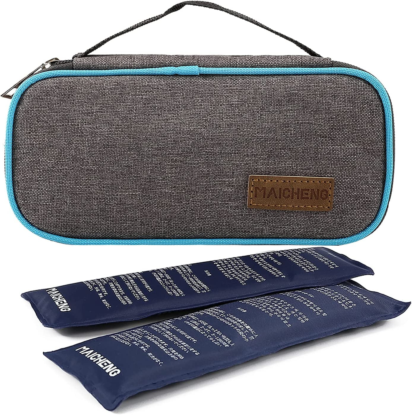 Insulin Travel Case with 2 Ice Packs,Insulin Cooler Travel Case