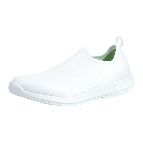 Zapato de recuperación OOFOS oOMG Sport Low White para hombre, talla 9.5