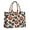 White Leopard Basketballs, variant on Large Capacity Tote Bag,White Baseball Fun Club Pattern Handbag Fashion Luxury Tote Bag,15.7"x13"x 5.1" Inches,Laptop Compatible