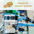 thumbnail image 6 of 12 pcs Pneumatic Exhaust Muffler, 1/8" NPT Male Sintered Bronze Mufflers, 6 of 6