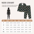 thumbnail image 4 of Balery Colorful Turtles Pattern Pajama Sets for Women Long Sleeve 2 Piece Sleepwear Loungewear Sets Soft PJ's with Pockets Long Sleeve Comfy Pj Sets-XX-Large, 4 of 7