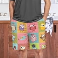 thumbnail image 7 of GZHJMY Owl Pajama Pants Short for Men, Lounge Pants Lightweight Men Pajama Bottoms with Drawstring Pockets, Christmas New Year Birthday Gifts, X-Large, 7 of 7