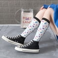 thumbnail image 6 of Picia Women Crew Soft Moisture-wicking Socks Dinosaur Pattern Design Cotton Socks, One Size fit All, 6 of 9