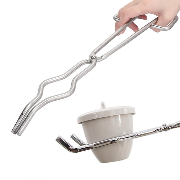 Sujeción de vasos abrazadera de crisol antideslizante de acero inoxidable resistente para experimentos suministros de laboratorio suministros para experimentos laboratorio ANGGREK Otros