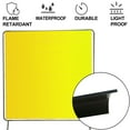 thumbnail image 3 of VEVOR Welding Screen  6' x 6' Welding Curtain Welding  Flame Retardant 3 Panel Welding Curtain with Frame and Wheels, Translucent Welding Shield, Flame Resistance Weld Curtain, Adjustable Size, Yellow, 3 of 9