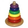 Wooden Stacking Color Rings w/ Rocking Base