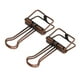 thumbnail image 2 of 80 clips huecos para carpetas de 0,7 pulgadas, abrazaderas de papel de sujeción fuertes huecas de metal resistente para estudio en casa y oficina, 2 of 8