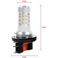 thumbnail image 4 of 2pcs 80W H15 LED Bulbs White Car Headlight Bulbs LED Daytime Running Lights Bulb Replacement Lamp, 4 of 6