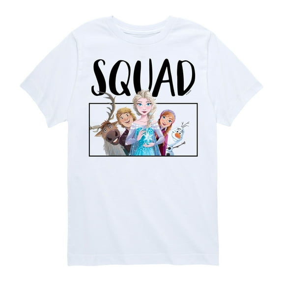 Frozen - Squad - Toddler And Youth Short Sleeve Graphic T-Shirt