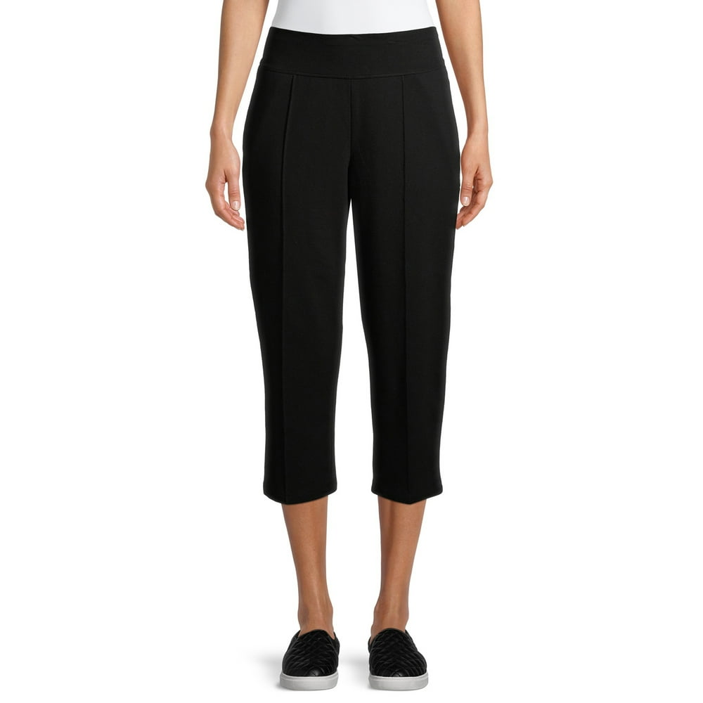Time and Tru - Time and Tru Women's Knit Pull on Capri Pant - Walmart ...