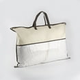 thumbnail image 2 of Bolsa de mano no tejida, bolsa de embalaje con cremallera para textiles para el hogar, bolsa de almacenamiento a prueba de polvo de almohada de PVC transparente para coser, 2 of 5