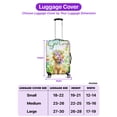 thumbnail image 5 of Goldendoodle Hello Spring Time Flower Floral Nature Travel Luggage Cover Doodle Dog Lover Gifts Idea Suitcase Dust Protective Decor - 02031, 5 of 5