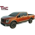 thumbnail image 3 of TAC Side Steps Compatible with 2004-2024 Nissan Titan Crew Cab | 2016-2024 Nissan Titan XD Crew Cab Pickup Truck 3” Running Boards Nerf Bars Off Road Accessories Texture Black, 3 of 8