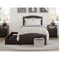 thumbnail image 4 of AFI Warren Twin Wood Platform Bed with Headboard Footboard & 2 Storage Drawers, Espresso, 4 of 14