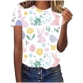 thumbnail image 1 of Camisas de Manga Larga para las Mujeres Cuello Redondo Impreso de Ajuste Suelto, Top de Moda de Verano Sexy para el Uso Diario, 1 of 4