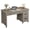 Ash, variant on Farmhouse Wood Office Desk with Drawers and Adjustable File Cabinet 53.5 Inch Executive Writing Desk Built-in Power Outlets Distressed Finish Ash Black/Brown/Beige/White