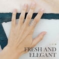 thumbnail image 2 of RUNROTOO Lot de 1 Anneaux Ouverts Réglables pour Femmes Design Simple Ton, 2 of 8