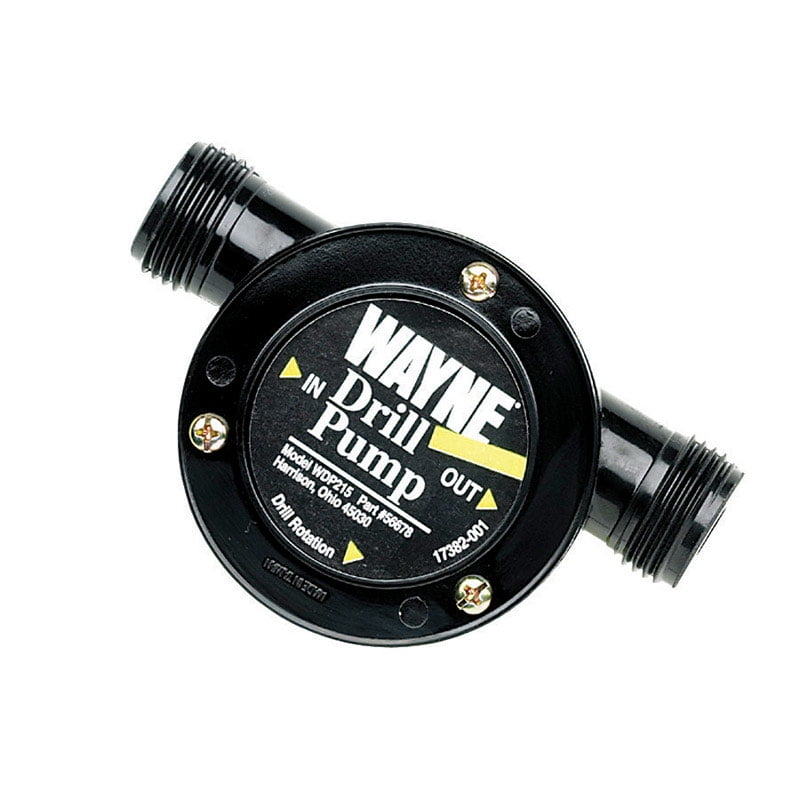 Wayne Thermoplastic Drill Powered Pump