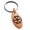 Rose, variant on Stainless Steel Ancient Tribal Change Rune Engraved Small Oval Charm Keychain Keyring