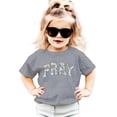 thumbnail image 4 of Camo Pray Unisex Shirt for Teens & Kids - Christian Faith Inspirational Matching Family Tee Granite Heather Shirt 12 Months, 4 of 8