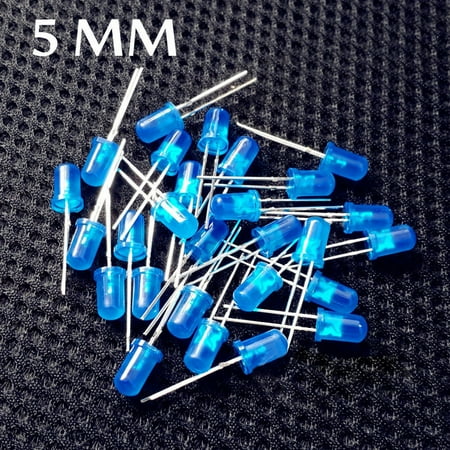 

Doolland 100Pcs LED 5MM BLUE LIGHT Super Bright Lamp Bulb Blue Glowing Diode