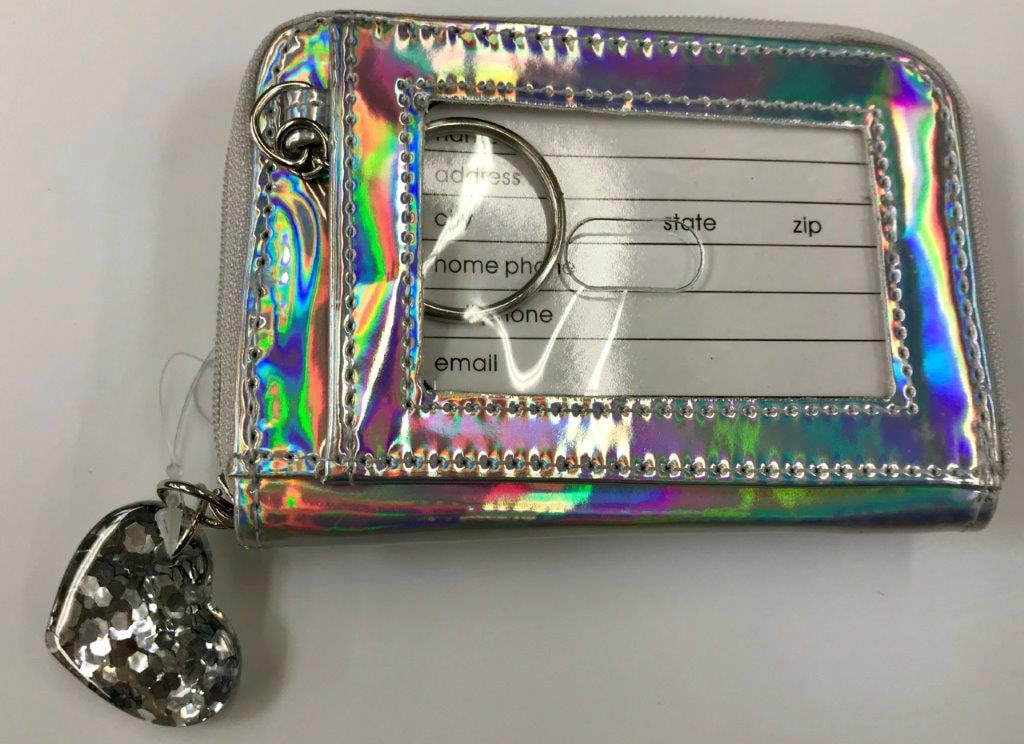iridescent wallet