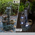 thumbnail image 5 of Nyddle 32" H Vintage Outdoor Water Fountain,Weather-Resistant Resin Freestanding Water Feature Pump Decor for Patio Garden Backyard Yard Home,Grey, 5 of 10