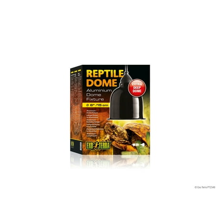 Exo Terra Aluminum Terrarium Light Dome Fixture, Small