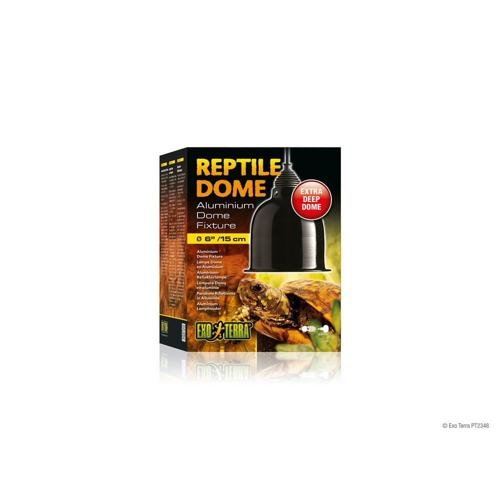 Exo Terra Aluminum Terrarium Light Dome Fixture, Small