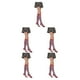 thumbnail image 3 of Calcetines hasta la rodilla Minnieouse 1 par rayas azules y rojas antideslizantes, 3 of 5