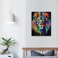 thumbnail image 4 of Nawypu Lion Rasta Dreadlock Mane Cool Wall Decor Art Print Poster, 4 of 5