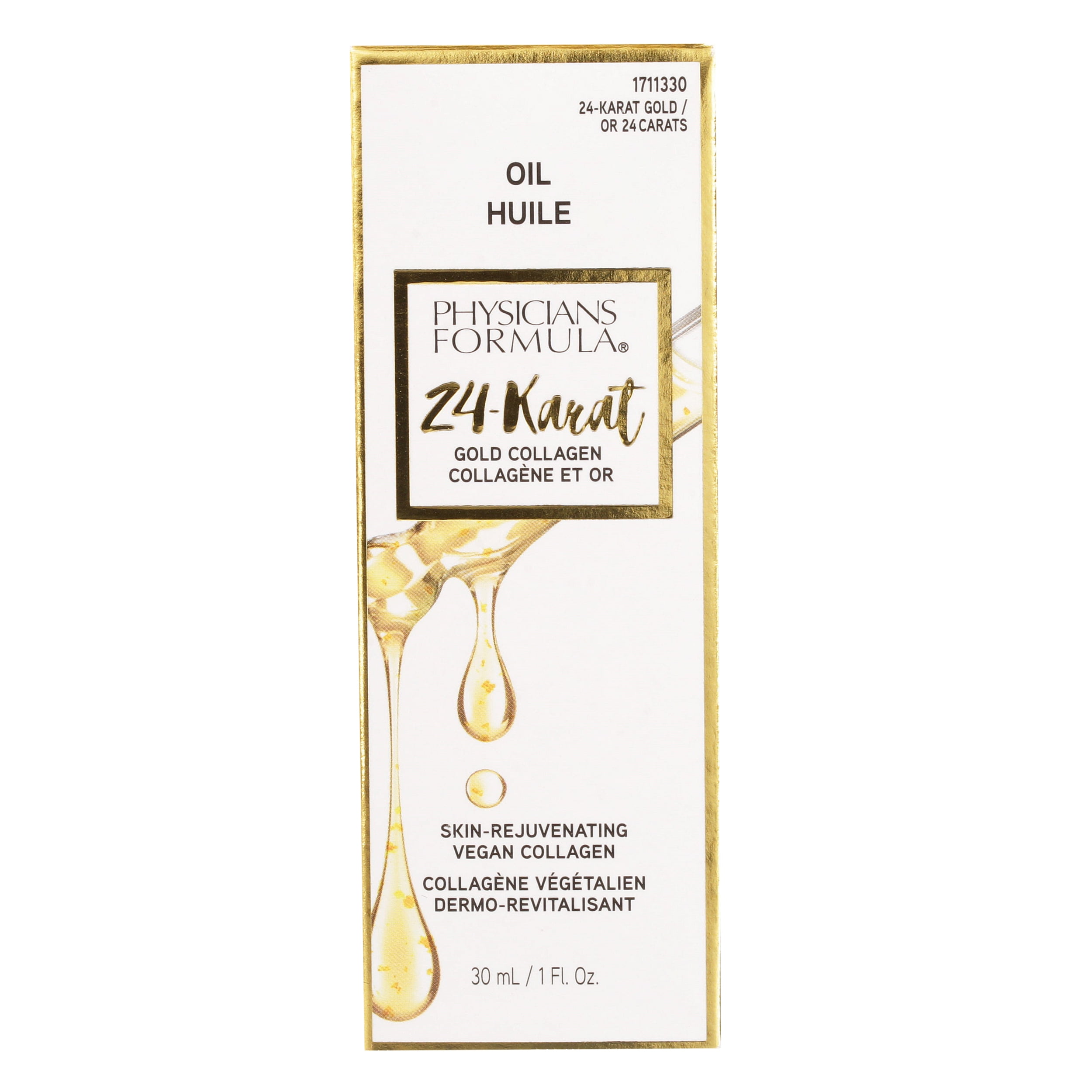 Physicians Formula 24-Karat Gold Skin-Rejuvenating Collagen Oil, Anti-Aging, 24-Karat Gold, 1 fl oz