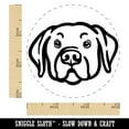 thumbnail image 2 of Labrador Retriever Dog Head Self-Inking Rubber Stamp Ink Stamper - Red Ink - Small 3/4 Inch, 2 of 7