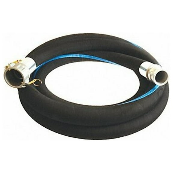 Continental 3" ID x 20 ft Rubber Discharge & Suction Hose BK 4YLN9