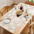 thumbnail image 5 of Cream Palm Leaves Coastal Placemats Set of 4 Summer Tropical Botanical Boho Place Mats Indoor Wipeable Table Mats Washable Cloth Dining Table Placemats for Kitchen Holiday Party Home Decor 13x19 Inch, 5 of 9