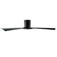 thumbnail image 5 of Aviator 54" Matte Black Smart Flush Mount Ceiling Fan with Remote Control, 5 of 10