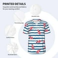 thumbnail image 5 of Rocae Clown Fish for Breathable Men's Baseball T-Shirt Fashionable Casual Baseball Jersey, Moisture-wicking Sportswear Large, 5 of 9