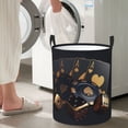 thumbnail image 4 of Lsque Casino Cards Poker pattern Laundry Hamper Basket, Tall Woven Rope Hamper Basket for Clothes, Lightweight Storage Basket, Collapsible Waterproof-Small, 4 of 8