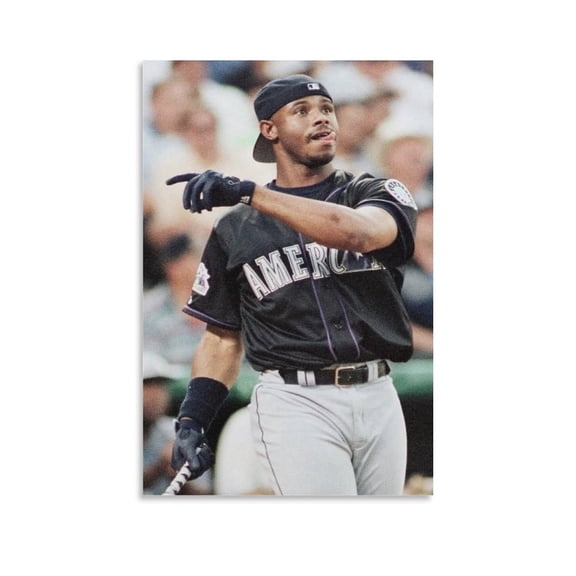 Ken Griffey Jr Canvas Poster Poster Decorative Painting Canvas Wall Art Living Room Posters Bedroom Painting 24x36inch(60x90cm)