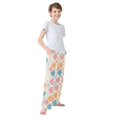 thumbnail image 4 of FORMRS Kids Pajama Pants with Pockets Size 11-12Y Boys Lounge Sleep Bottoms, Pink Abstract Pattern, 4 of 8