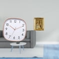 thumbnail image 2 of Reloj de pared de resina vintage y marco de fotos artístico práctico, grande, de bajo ruido, con soporte frontal de cristal para comedor, dormitorio,, 2 of 8