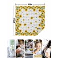 thumbnail image 4 of Sunflowers Cloth Napkins Set of 4 Reusable Dinner Napkins, Gray Plaid Pastoral Vintage Bee Farm Cocktail Napkin Washable Table Napkins for Wedding/Holiday Party/Baby Shower 20"x20", 4 of 7