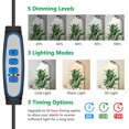 thumbnail image 2 of Soporte de suelo Grow Lights Aumtrly Full Spectrum (68 cm), color negro, 2 of 7