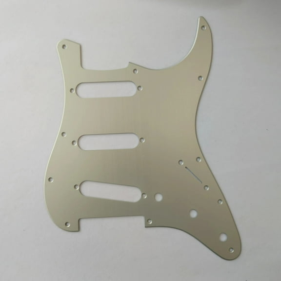 11 Holes SSS Anodized Aluminum Electric Guitar Pickguard for Fender ST SSS Guitar