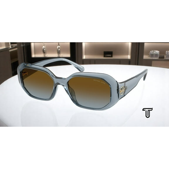 MICHAEL KORS MK2240U 401413 Siesta Key Denim Brown Blue 54 mm Women's Sunglasses