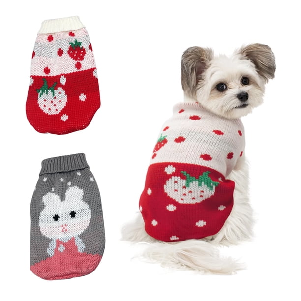 2 suéteres para gatos, ropa para mascotas, suéteres para perros, suéteres cálidos de invierno para mascotas MFZFUKR BST2001559-4